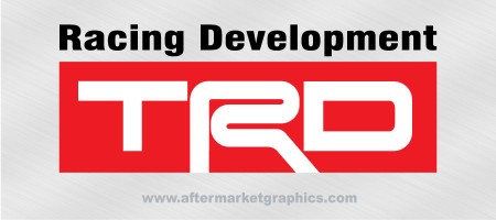 TRD Toyota Racing Development Decals 02 - Pair (2 pieces)